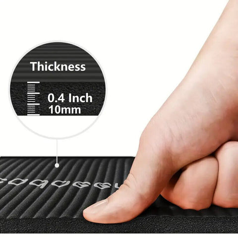 Yoga Mat Fitness Exercise Pad Non Slip Jump Rope Mat for Home Gym Workout Set AU