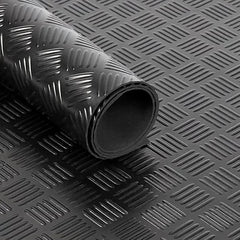 1.8m Wide 5 Bar Checker Rubber Flooring Roll
