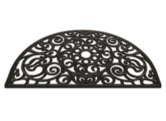 Classic Half Moon Semi-Circle Tough Durable Washable Door Mat