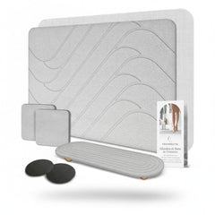 Diatomite Stone Bath Mat Non-slip Quick Dry Shower Mat Absorbent Hygiene Bath...
