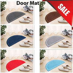 Door Rubber Plain Floor PVC Half Moon Non-Slip durable rubber Pet Mat 36x60cm UK