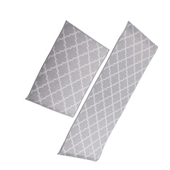 2Pcs Kitchen Mat Dustproof Floor Mat Rug Home Decoration For Office Hotel HLF