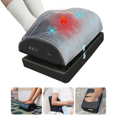 Footrest for Under Desk at Work, Vibrating & Heating, Memory Foam, Gift