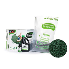 1.5m2 Forest Green Wetpour Rubber Surfacing