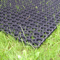 Heavy Duty Rubber Grass Mat Outdoor Safety Flooring for Childrens Playground x 2