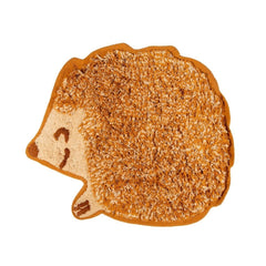 Hedgehog Brown Rug Kids Children Bedroom Nursery Playroom Floor Mat