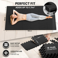 Fitness BM-PM1 Interlocking Soft EVA Foam Floor Mat