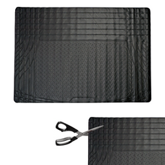UNIVERSAL CAR BOOT LINER MAT HEAVY DUTY RUBBER NON SLIP LARGE 120 X 80 CM