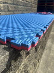 Clearance 20mm Martial Arts Jigsaw Mats 1m2 Red/Blue Karate Judo Kickboxing