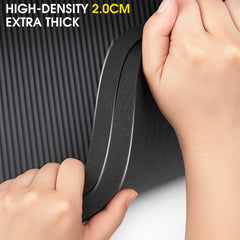 Yoga Mat 20MM Extra Thick Fitness Foam Pilates Mats Non Slip Exercise Home Gym