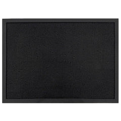 Orion Scraper Black Rubber Pin Mat Outdoor Entrance Foyer Doormat, 60x80cm