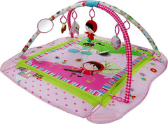 arge 110cm Pink 4 in 1 Baby Playmat Light Musical Activity Play Mat Gym