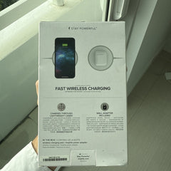 QI CHARGING PAD 7.5W WIRELESS FAST CHARGER MFI - WHITE