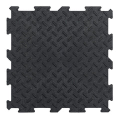 10 x Alpha Tile Workshop Van Garage Shed Utility - Recycled Rubber - 30 x 30cm