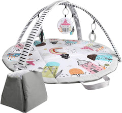 Little Village Baby Playmat Activity Play Gym Convert To Travel Handbag