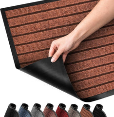Washable Door Mats - Non-Slip Rubber Backed Doormats Indoor & Outdoor